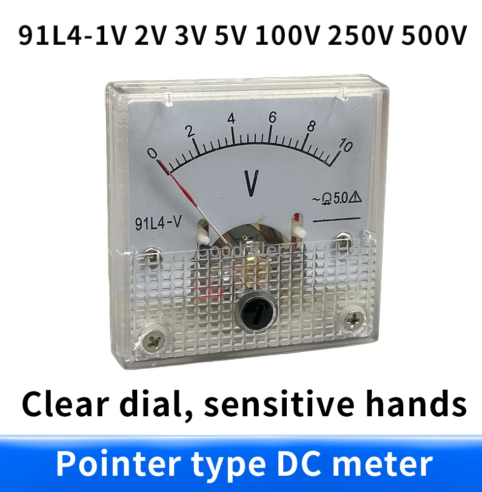 91L4 AC 1V 5V 10V 20V 30V 50V 100V 150V 200V 250V 300V 400V 500V Panel analogowy Miernik napięcia Woltomierz Woltomierz 91L4 AC 0-150V