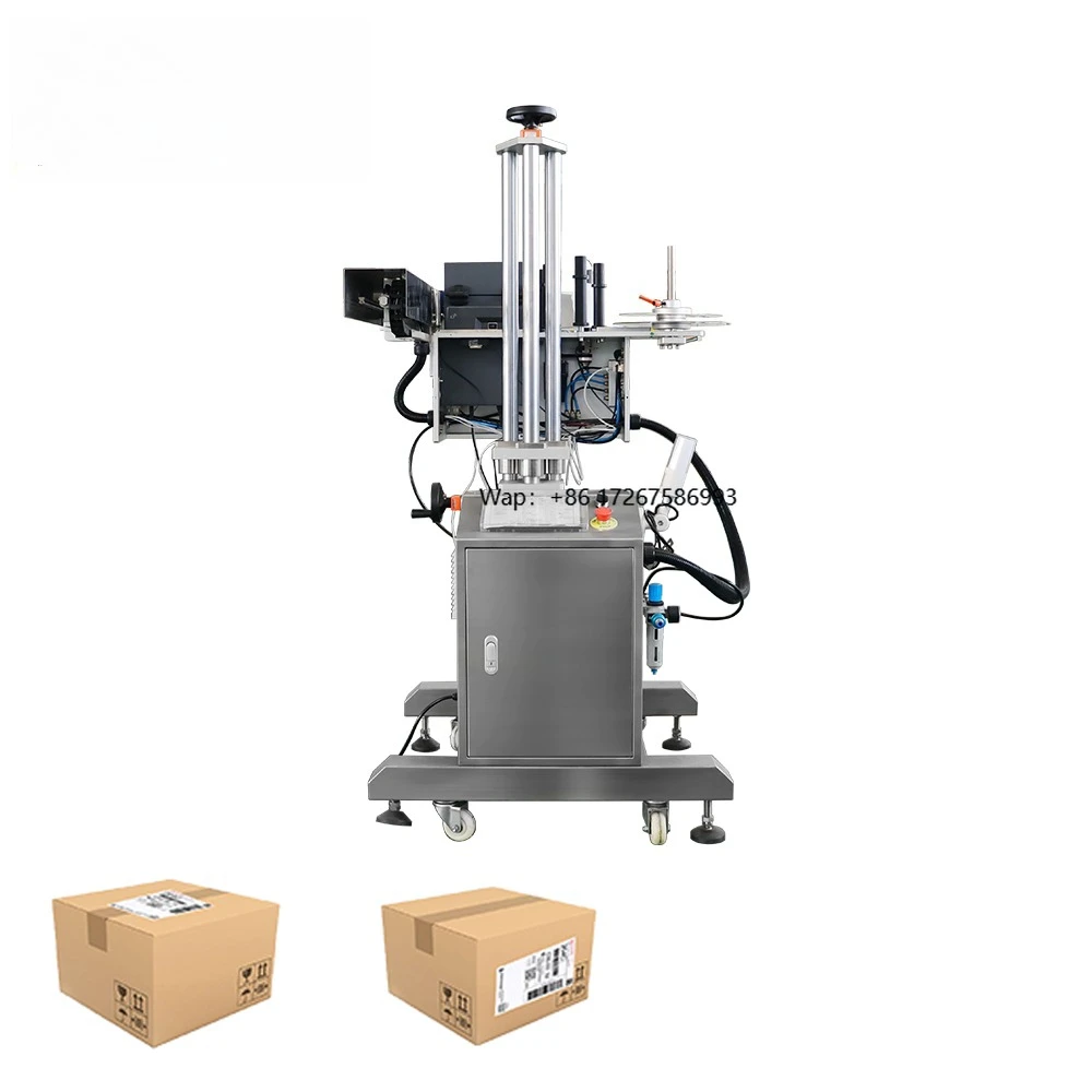 

Cost Effective PLC Motor Instant Printing Labeling Sticker Machine for Metal Glass Paper Wood Cartons Cases