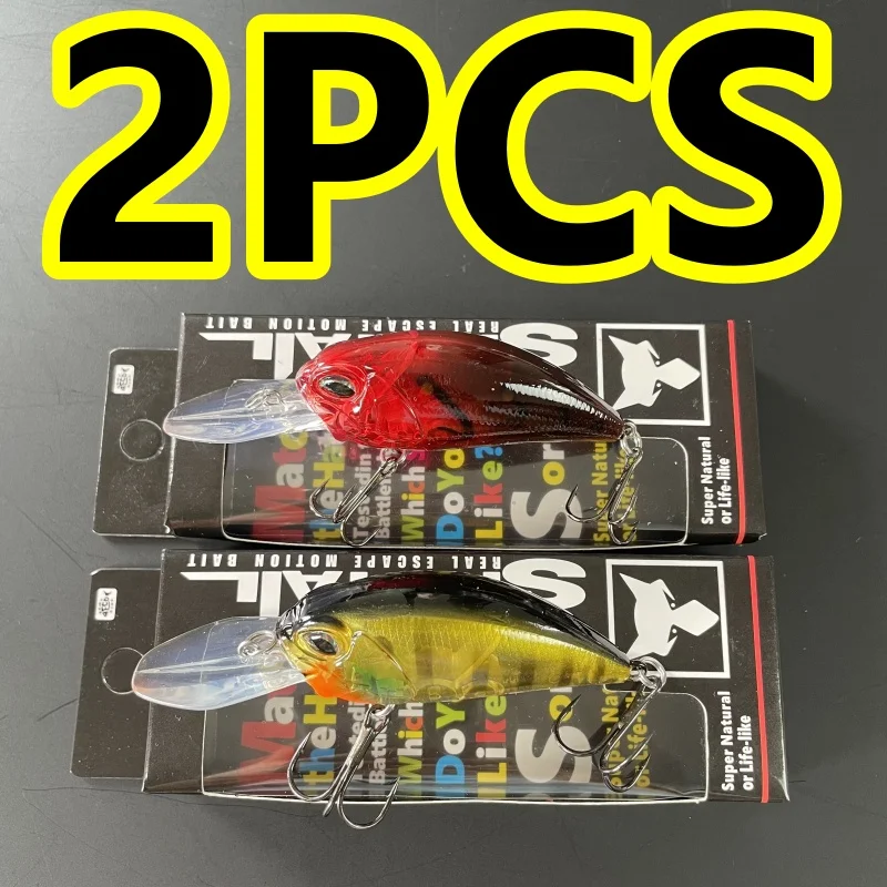 LURETV DUO نفس النمط منتصف المستوى السمين 2 قطعة 9 سنتيمتر 15.5 جرام كرانك موراتا كي السمين روك ليتل السمين الغوص العميق السمين 9065 #5