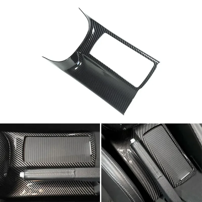 

ABS Carbon Fiber Texture Car Styling Center Control Water Cup Holder Panel Cover Frame Trim For VW Golf 6 MK6 2008-2012