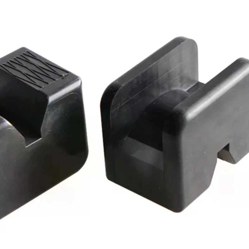 Universal Slotted Car Jack Rubber Pad  Jack Stand Frame Adapter NonSlip Support Block for Vehicle Repair Garage