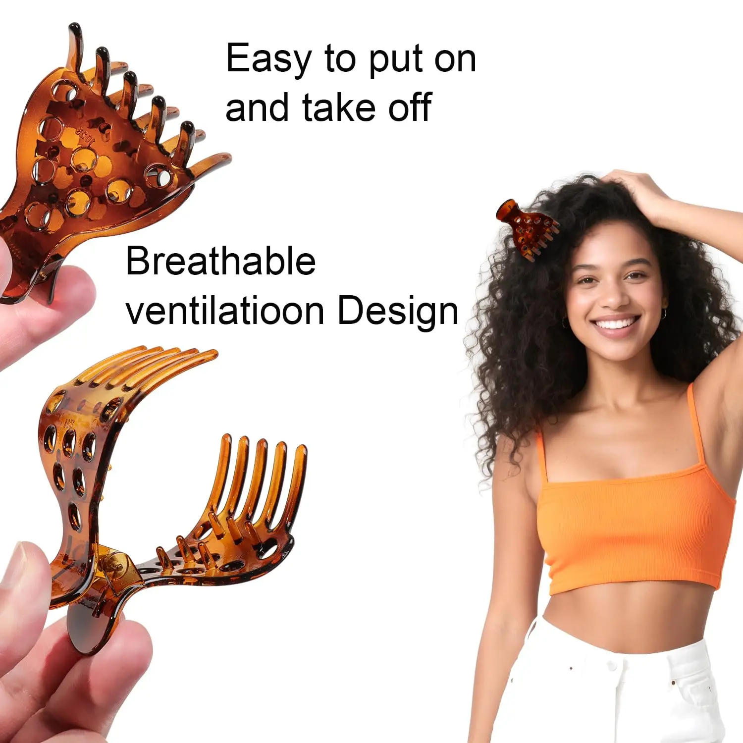 Haar-Clip-Clips zum Anheben der Haarwurzeln für Volumen, Locken-Clip-Clips, Volumen-Clip-Clips ohne Faltenbildung, Haar-Clip-Clips zum Anheben der Haarwurzeln für federnde Locken – Detail 8