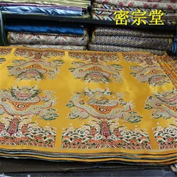 Tibetan Fabric Tibetan Decorations Buddha Hall Decoration Dragon Fabric Cloth Dragon Brocade Fabric