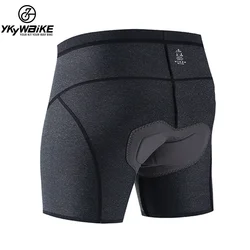 Ykywbike Men's Cycling Shorts Cycling Underwear Belgium High Elasic Sponge Pad Shockproof Mtb Shorts Mountain Bicycle Underwear