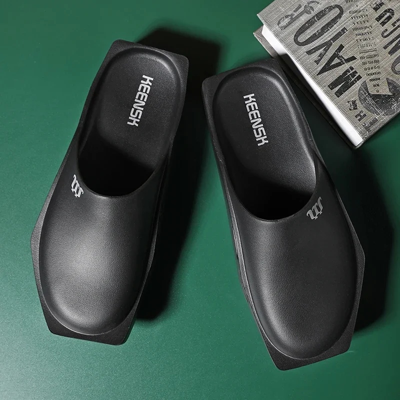 تصميم غير منتظم لتجميع الأزياء في الهواء الطلق مجموعة الصيف ملابس عدم الانزلاق النعال للرجال والنساء بنفس الحجم الكبير #3