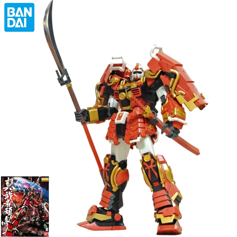 Bandai MG Musha Gundam assembled model samurai mecha figure indoor desktop decoration ornaments cool birthday gift animation toy