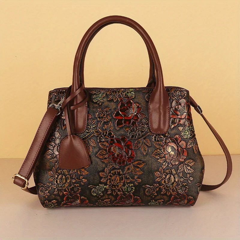 

Mom's Bag, Handheld Big Bag, Fashionable Large Capacity Middle aged Women's Bag, Women's Handheld Bag One Shoulder Crossbody Bag