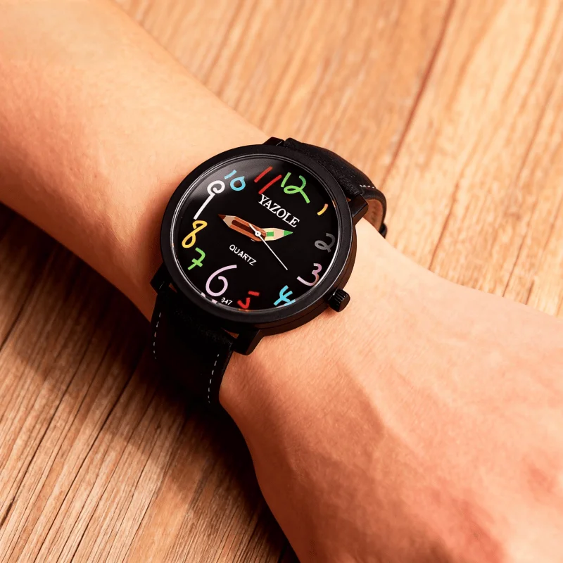 

Корейские детские часы, простой большой циферблат, индивидуальные трендовые детские часы, модные кварцевые часы для мальчиков и девочек, студенческие часы montre enfant