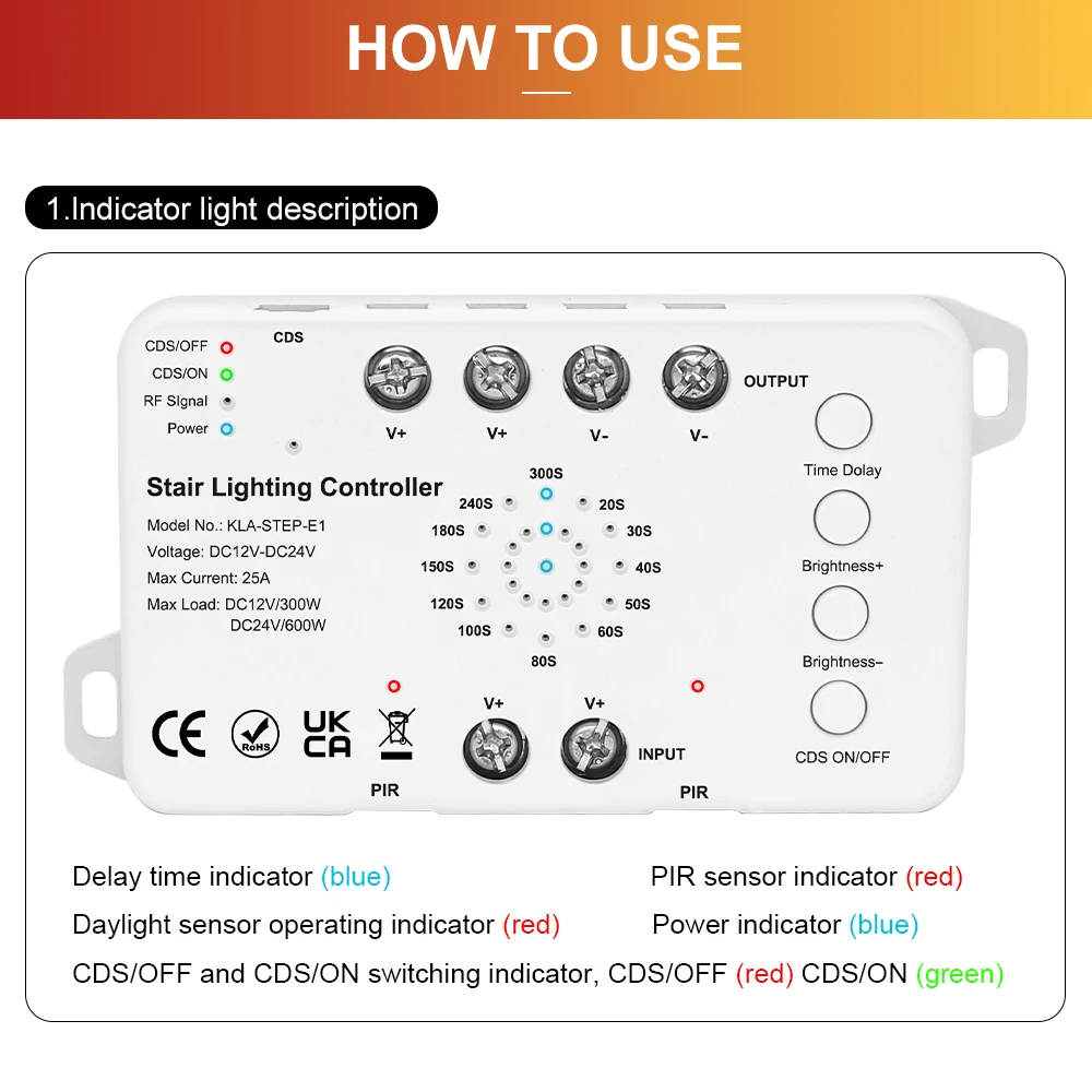 Imagem -04 - Led Stair Light Strip com Sensor de Movimento Daylight Sensor Fácil Instalação Quente Natural Frio Branco Kit 16 20 Passo