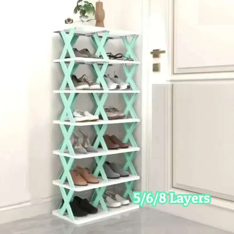 

Shoes Racks Storage Organizer Detachable Shoe Racks Saves Family Household Rack Multi Layer Simple Shoes Shelf Color Cabinet