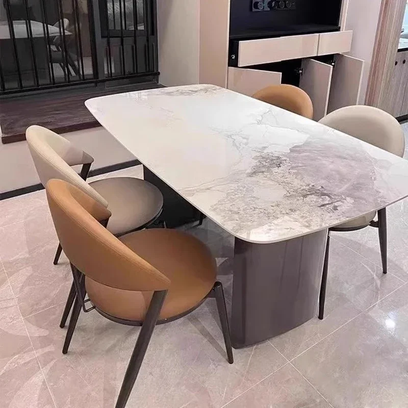 طاولة طعام يابانية فاخرة شقة صغيرة مصممة حديثة طاولة مطبخ مطعم ردهة الفندق أثاث Mesas De Comedor