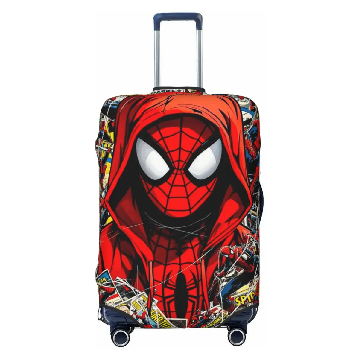 

Custom Animated Superhero Spiderman Luggage Cover Protector Fashion Travel Suitcase Covers for 18-32 Inch