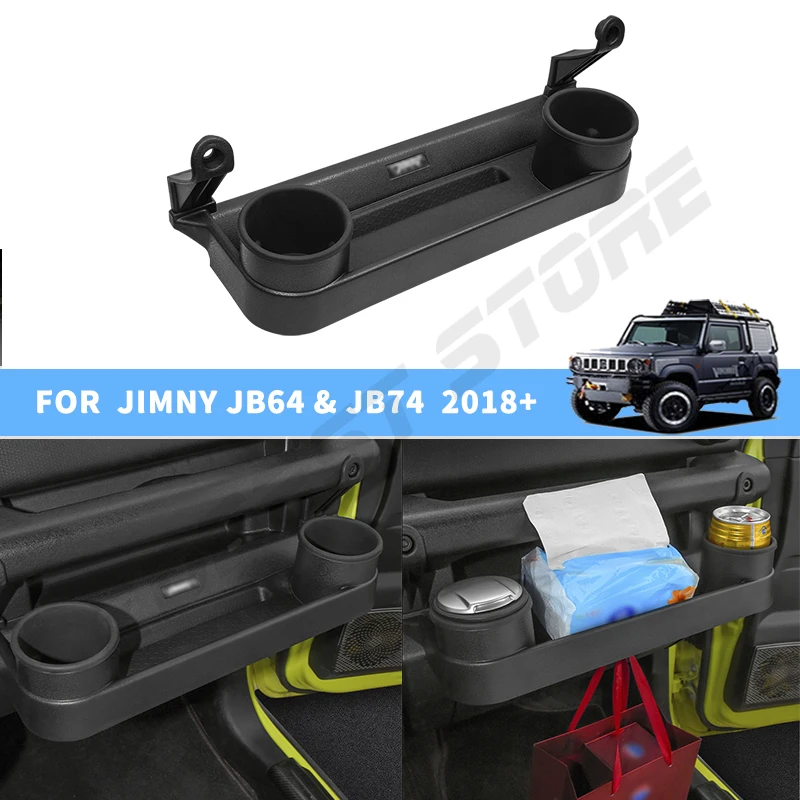 Passenger Side Organizer Center Console Storage Box For Suzuki Jimny JB64 JB74 3-Door 5-Door 2019 2020 2021 2022 2023 2024