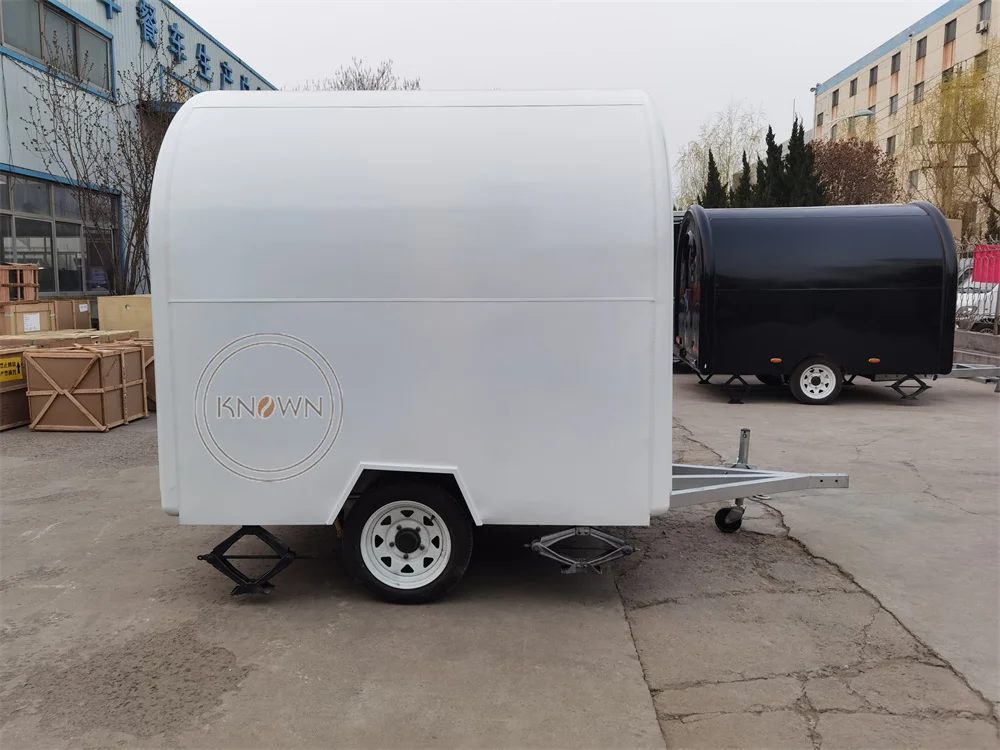 Food Truck Van Mobile Restaurant Concession Food Trailer Street Snack Pizza Kiosk Coffee Ice Cream Cart Fully Kitchen Equipments image 3