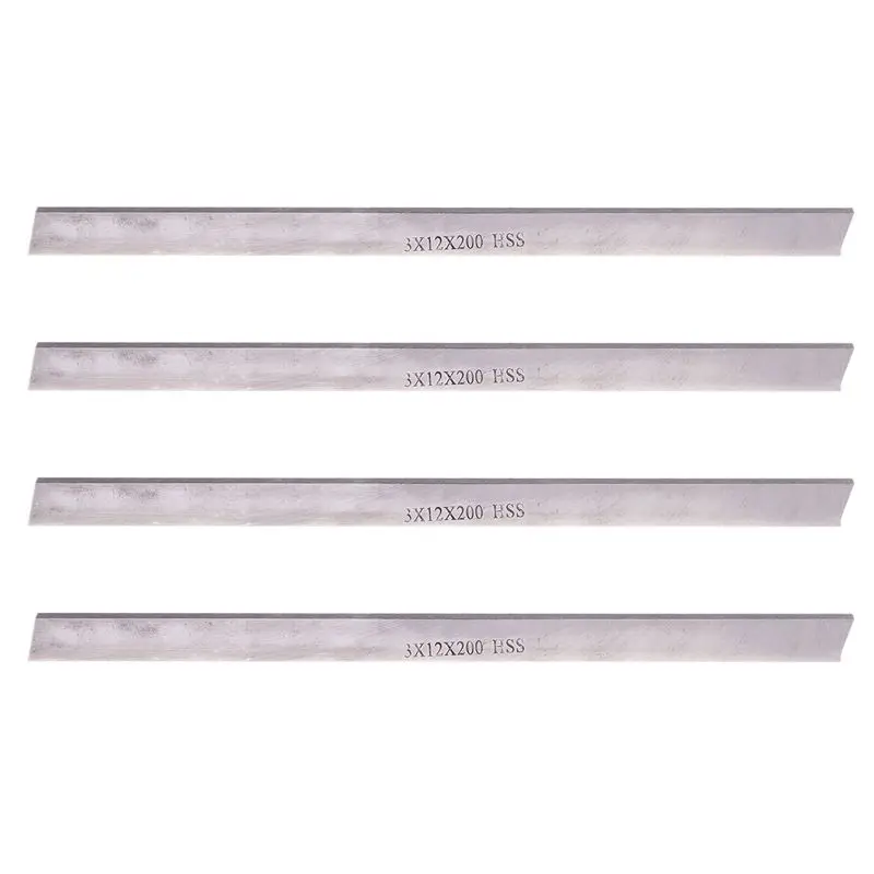 

ABJJ 4 шт. 3 мм х 12 мм х 200 мм лезвия из быстрорежущей стали практичный инструмент токарный станок бит из быстрорежущей стали