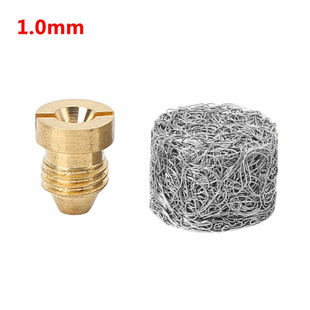 Foam Orifice Nozzle Foam Maker 1 Set Brass 1.0mm/1.1 Mm Thread For Snow Foam Lance Stainless Steel Lances Nozzle