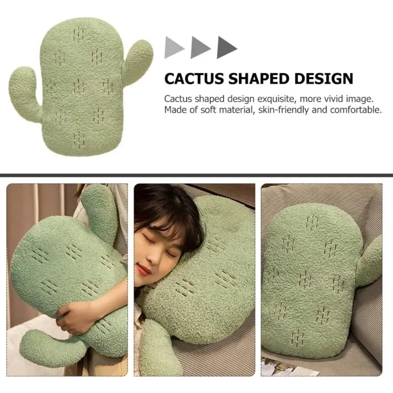 Kuschelige Kaktus-Pflanze, Plüschtier, weiches Pflanzenspielzeug, Kaktus-Kissen, Puppe, Geburtstagsgeschenke für Kinder, Mädchen, Jungen, Foto-Requisiten