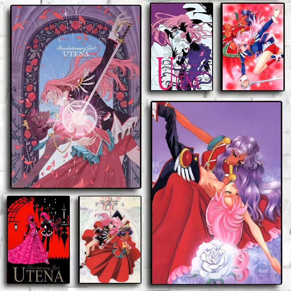 Revolutionary Girl Utena Anime Fantasy Poster Living Room Bedroom Party Bar Decor Moisture-proof Art Wall Painting