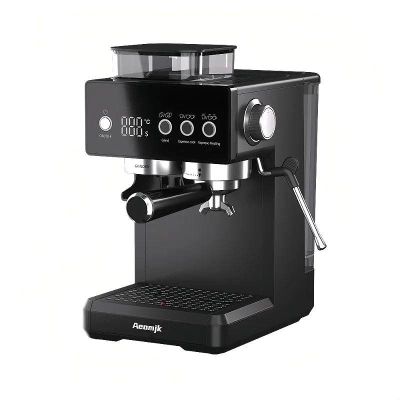 

Coffee machine, Italian coffee machine, brand-new integrated grinding Italian coffee machine, adjustable temperature for making