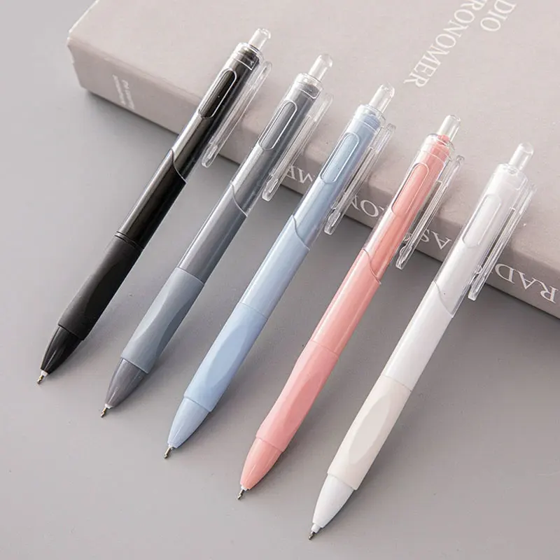 

5 pcs gel pen ins smooth press quick-drying 0.5mm black pen ballpoint pens school supplies stationery