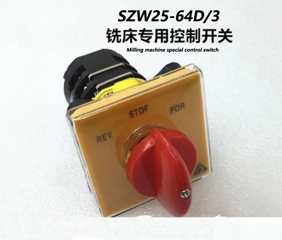 1pc SZW25-64D/3 Milling Machine Electrical Transfer Switch Replacement Part