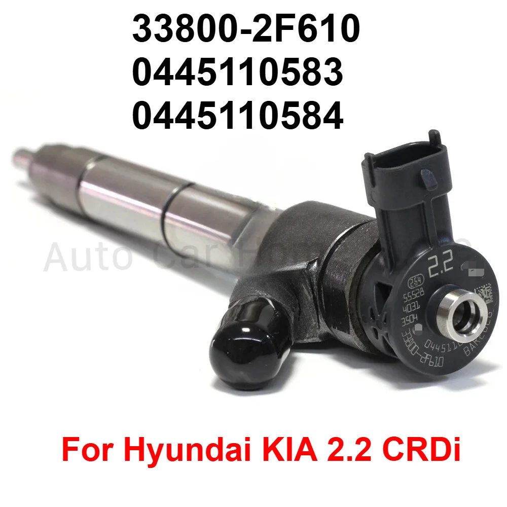 

0445110584 New Diesel Fuel Injector For Hyundai Santa Fe KIA Sorento 2.2L 2009-2020 0445110583 338002F610