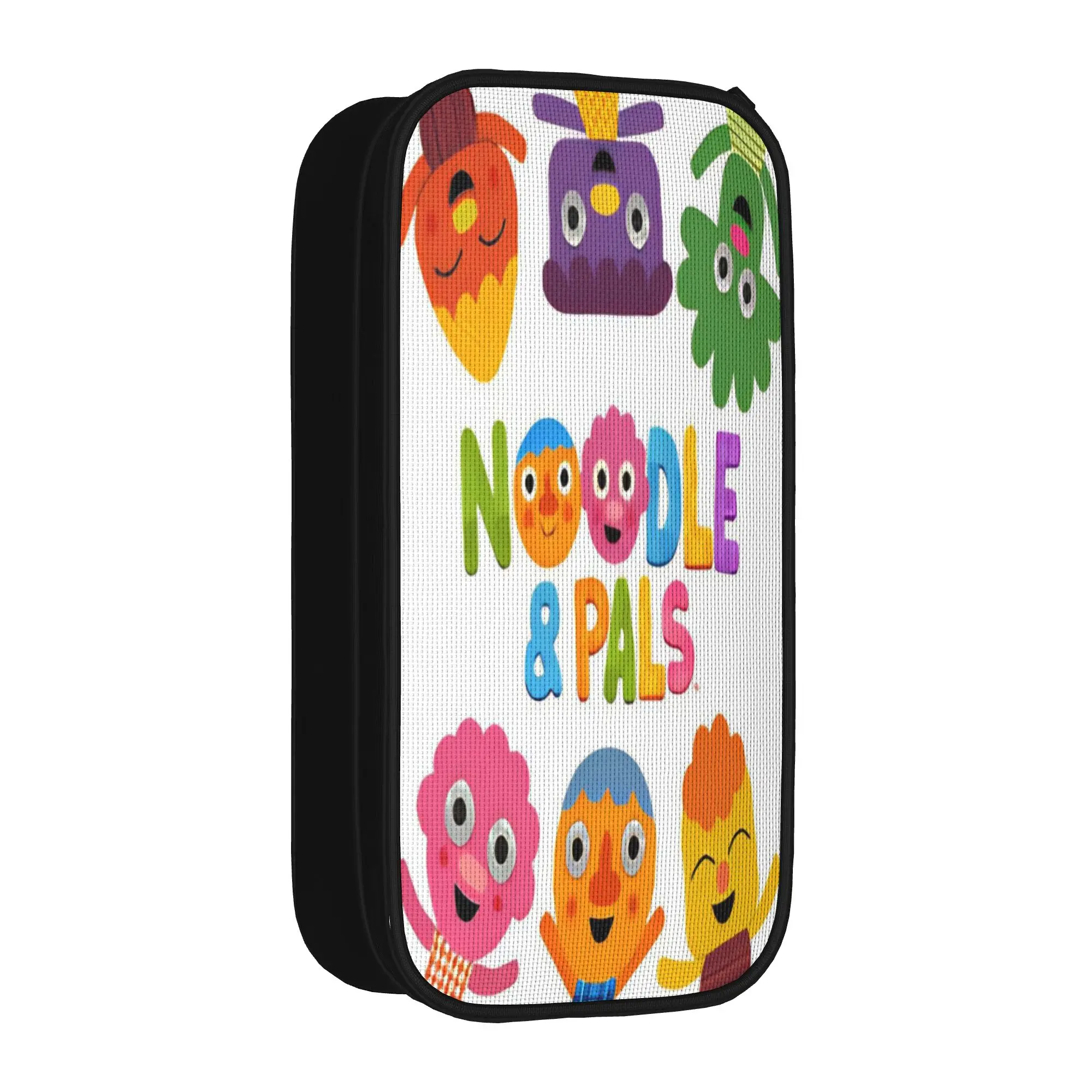 Me! Noodle & Pals  Pencil Case Cute   Pen Holder Pencil Bags Girl Boy Big Capacity School Supplies Zipper Pencilcases