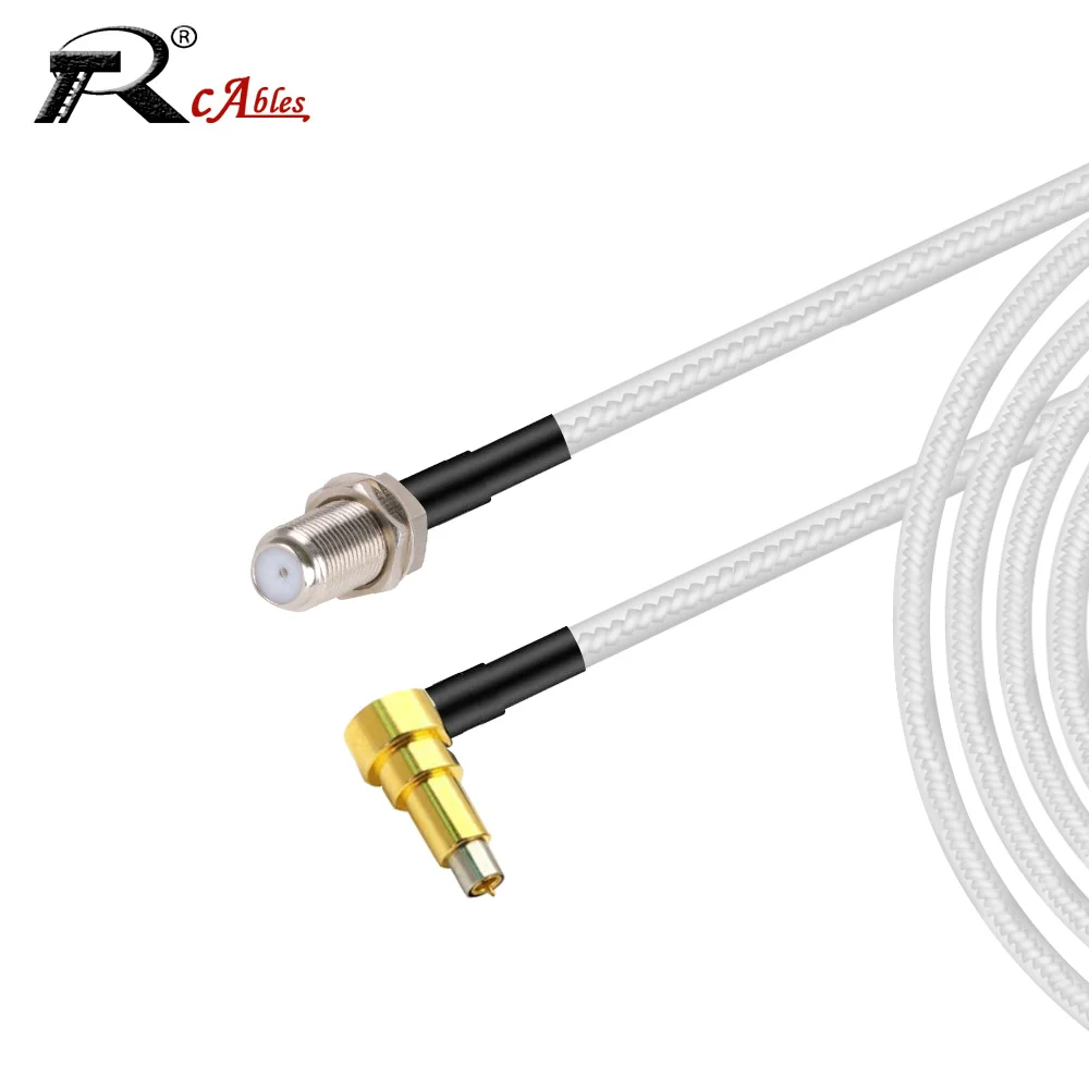 

RG316 Coaxia Cable F Female to MS156 Test Probe Adapter Cable assemblies RG316 Pigtail Jumper Cable Leads 1PCS