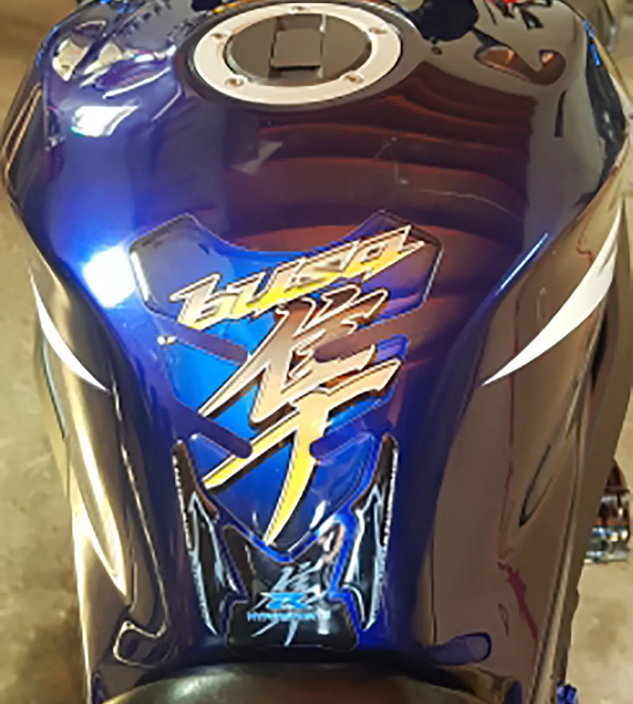 For Suzuki Hayabusa GSX1300R Fuel Tank Sticker GSX-8R GSX650F GSX-R 1000 GSX-R750 GSX-R600 3D Gel Paint Protection Decal