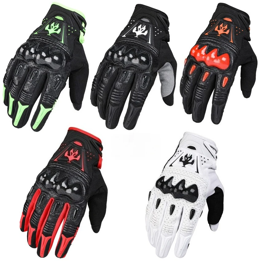 

Ultra Lightweight Motorcycle Gloves Riding FASTGOOSE Touchscreen Motorbike Gloves with Armored Wrist, Anti-Slip Grip 오토바이 장갑