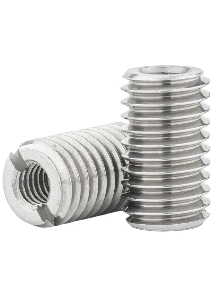 M2M2.5M3M4M5M6M8M10M12 304 A2Stainless Steel Sheath Thread Insert Sleeves Inner Outer Thread Adapter Screw Transfer Reducing Nut