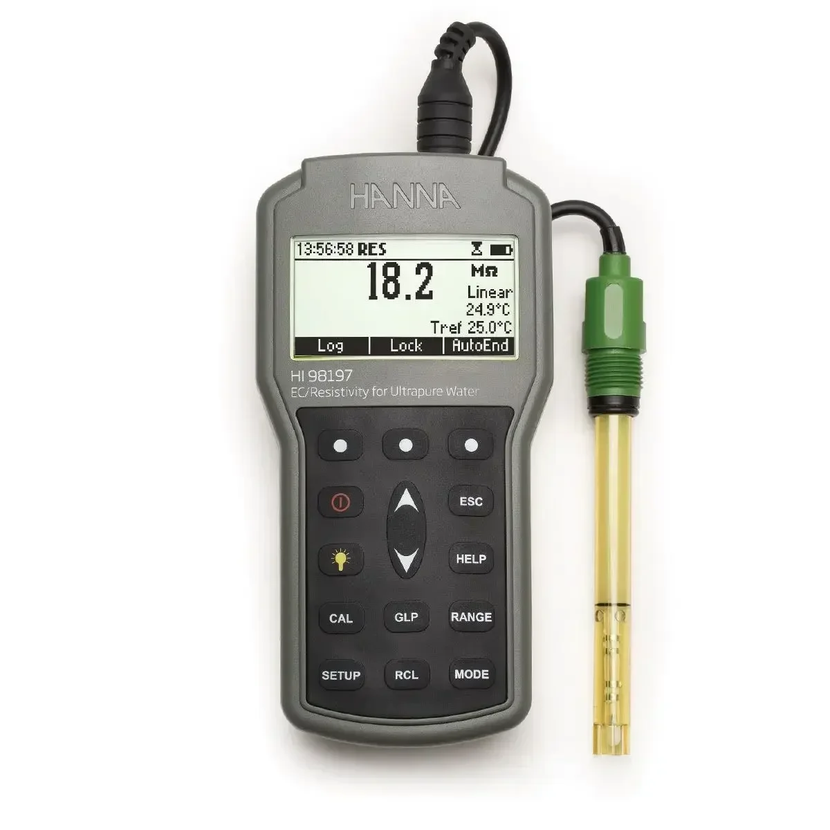 HANNA HI98197 Ultra Pure Water EC/Resistivity Waterproof Portable Meter  Concentration Meter