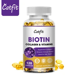 Collagen Biotin Capsule Biotin for Hair Growth Strong Hair Dry Hair Follicle Repair Skin Hydrolyzed Adult Beauty Care