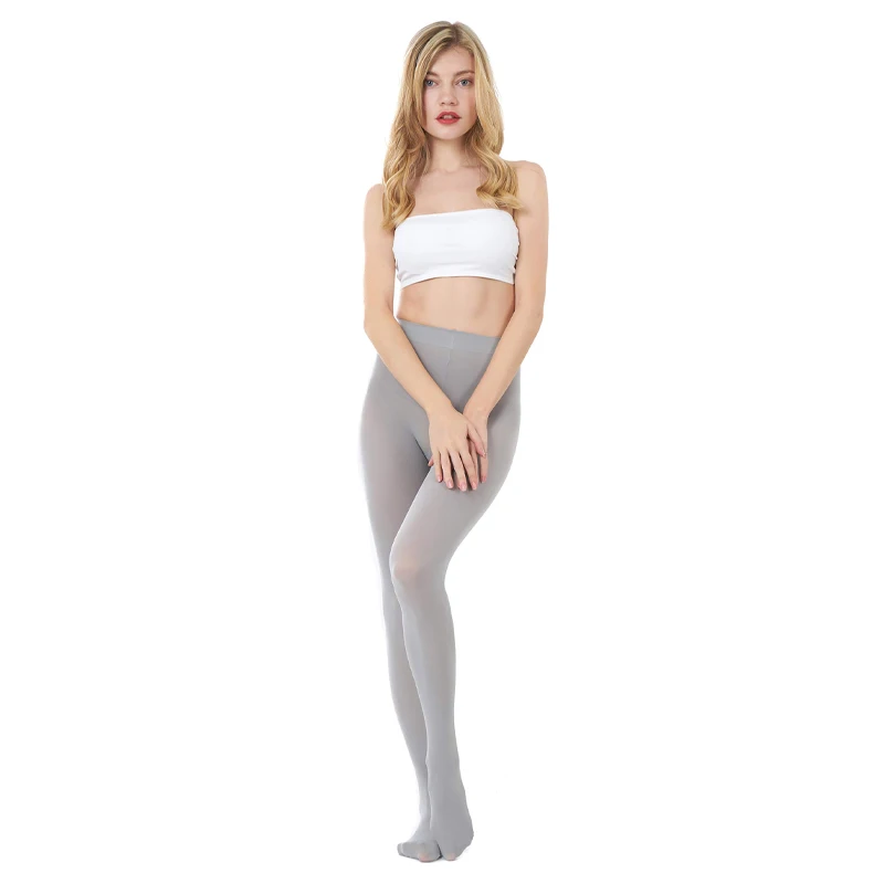 Übergröße Damen Sexy Lange Strümpfe Bonbonfarben Samt-Strumpfhose Frühling Sommer Herbst Große Elastische Strumpfhosen Schulmädchen Dessous – Detail 2