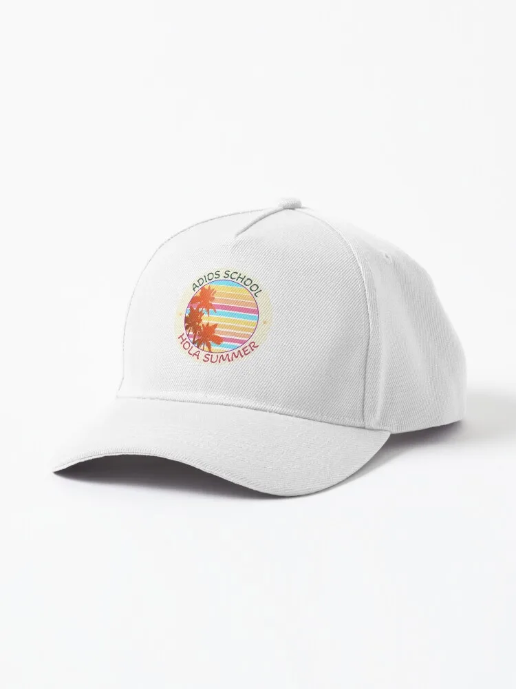 

Adios School, Hola Summer Cap Unisex Outdoor All Seasons Travel Hat