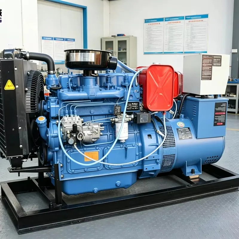 Air Cooled Diesel Generator Set 150kW 187.5kVA Genset Soundproof Water Cooled Unit for Construction Site Power Supply Use