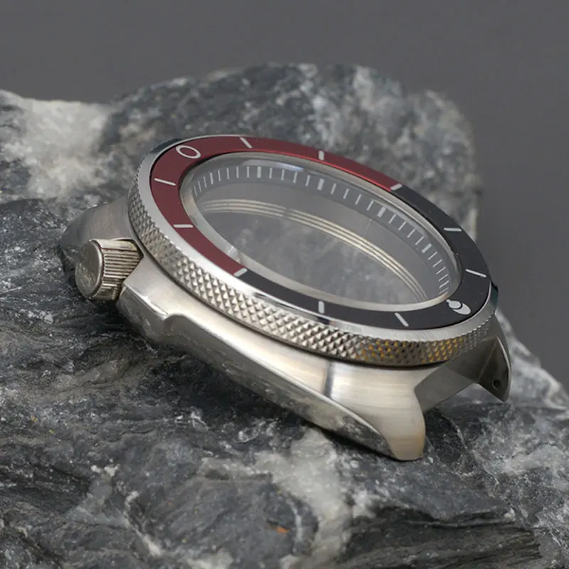 Turtle Abalone Diving Men‘s Watch Case  6105 6139 Fit NH34 NH36 NH35 Movement  50m Waterproof  Sapphire Glass Gift