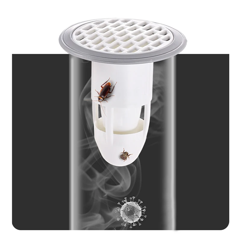 Bath Shower Floor Drain Strainer Cover Plug Trap Silicone Anti-odor Sink Bathroom Water Filter Insect Prevention Deodorant