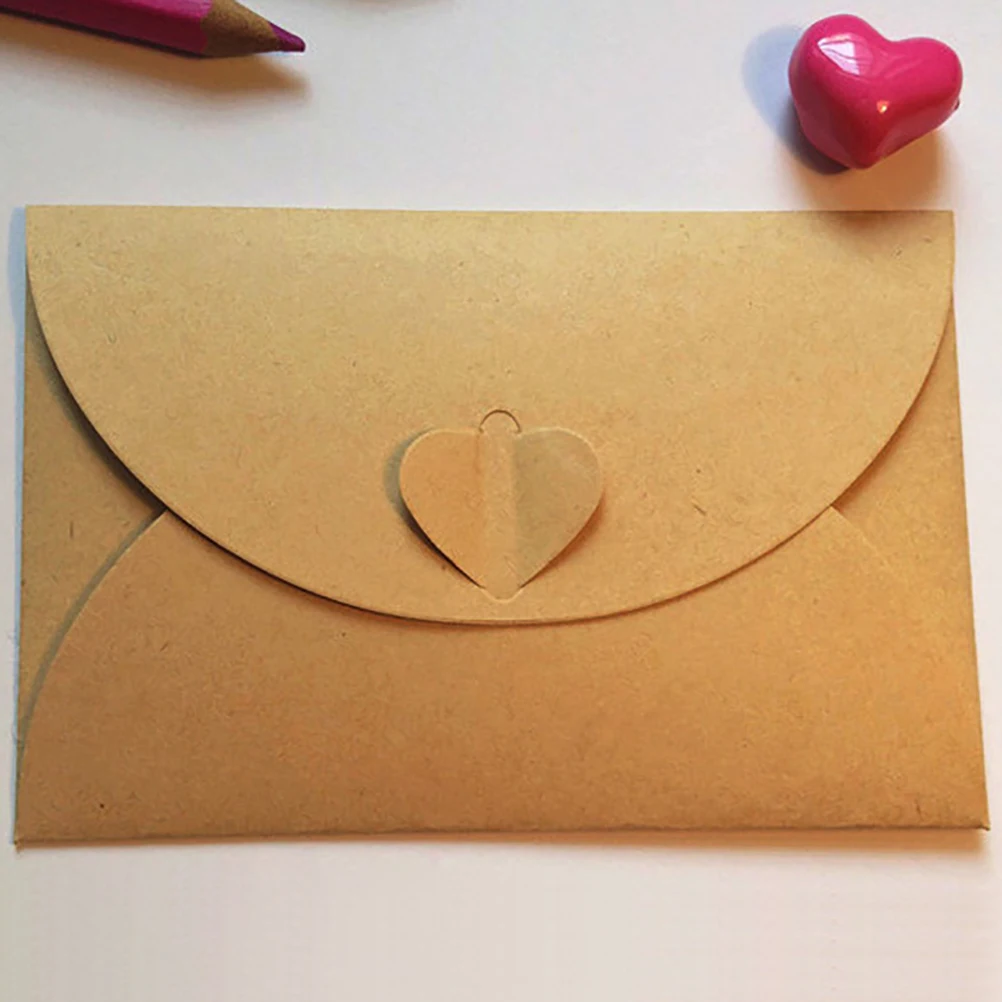 

12 PCS Envelopes Kraft Diy Kraft Envelope Paper Storage Envelopes Retro Storage Postcard Name Cards Eco Friendly