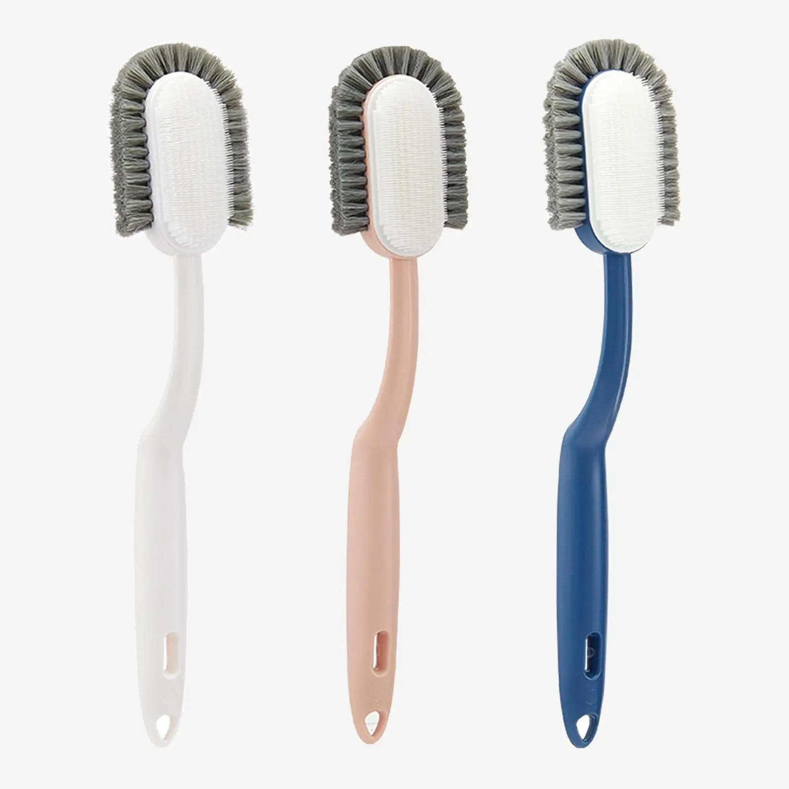 Long Handle Shoe Brush Cleaner Shoe Shine Brush Cleaning Easy Grip