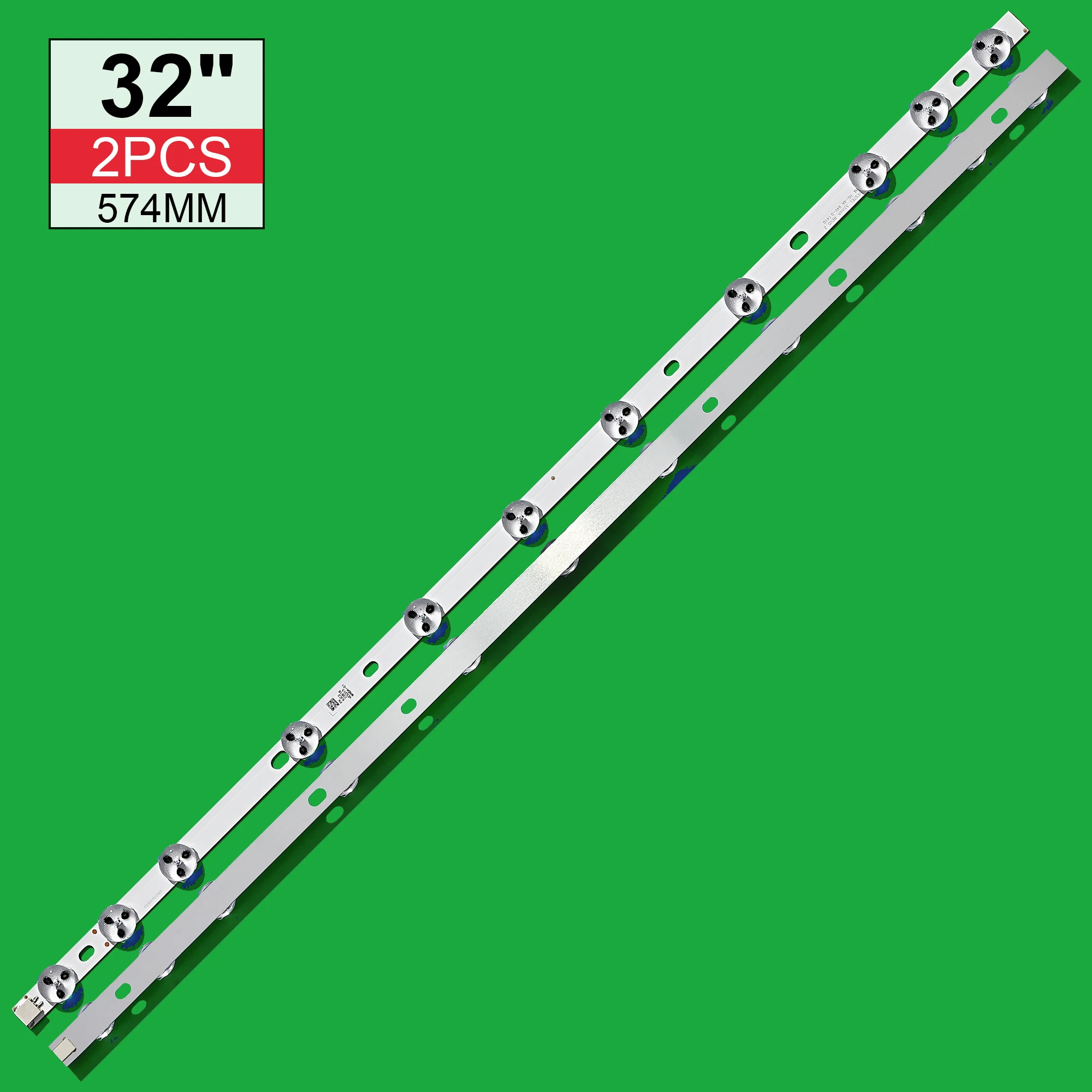 2PCS 32 inch LED Backlight Strip  for VESTEL 32D1334DB VES315WNDL 01 VES315WNDS-2D R02 VES315WNDA 01 11 LEDs 574mm