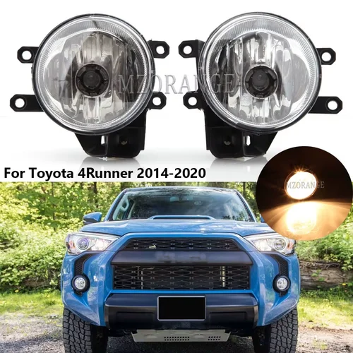 Luz antiniebla del parachoques delantero para Toyota 4Runner 2014 2015 2016 2017 -2020, faros antiniebla, luces antiniebla con bombillas, accesorios para coche