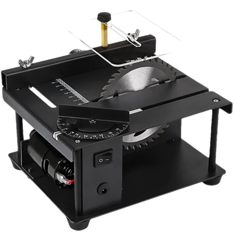 Micro Small Table Saw DIY Woodworking Jade Electric Saw Table Grinder Precision Model Saw Multifunctional Small Cutting