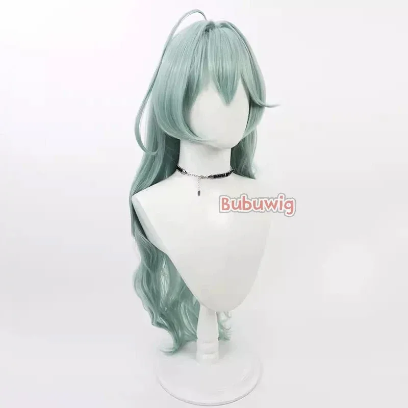 

CySynthetic Hair Kuchinashi Yume, парики для косплея, синий архив Kuchinashi Yume, длинный волнистый бирюзовый парик 90 см, термостойкий