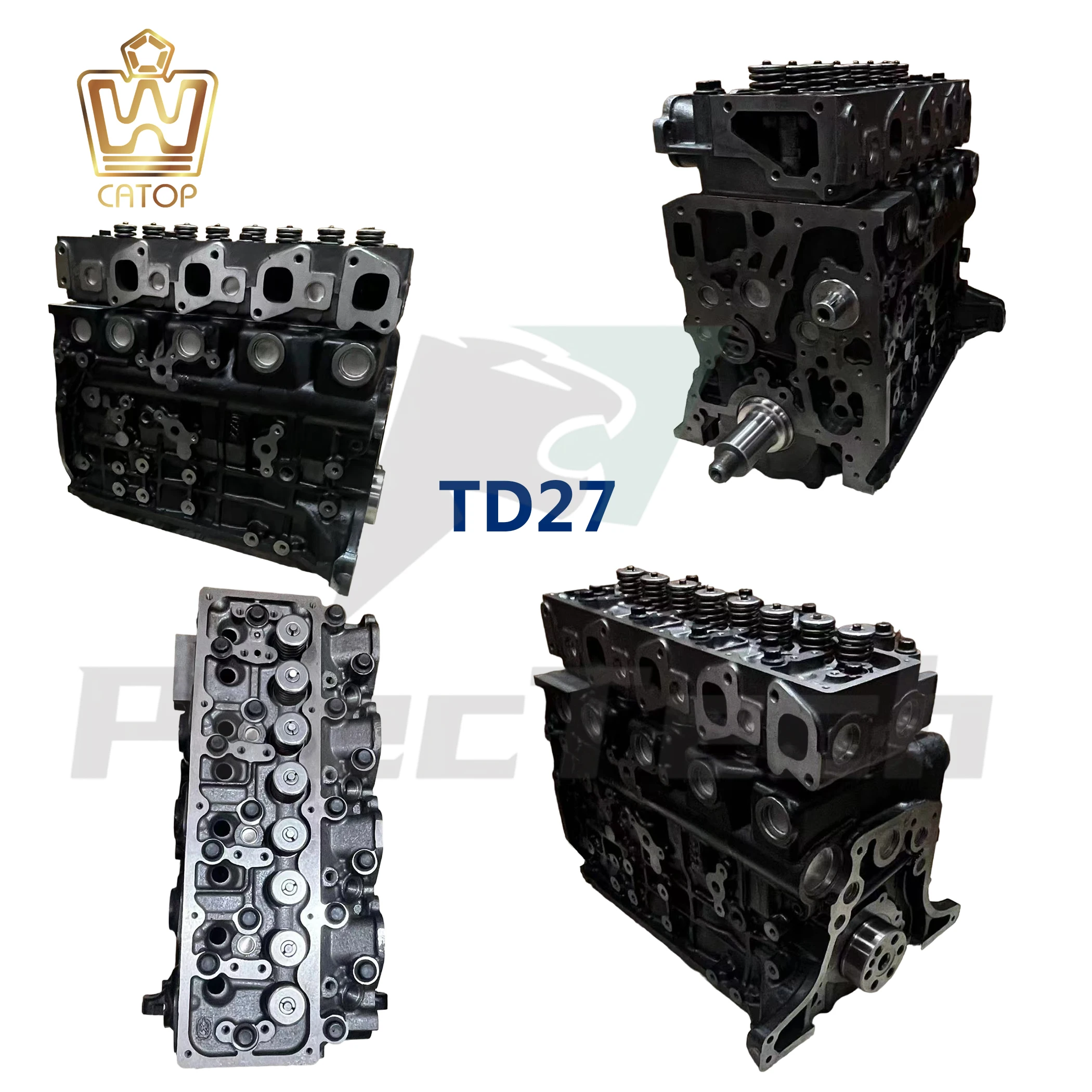 Best Price Factory Supply For Nissan Navara TD27 Engine Long Block Short Block 4 Cylinder KA24 2.4L