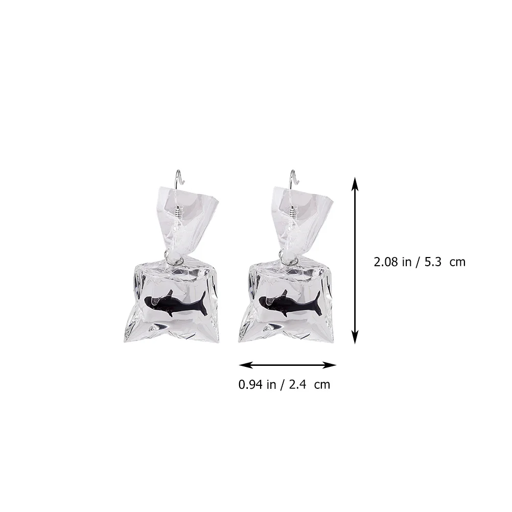 

Shark Earrings 3 Pairs Water Bag Plastic Funny Decor Woman Premium Creative Dangler Jewelry Valentine Birthday Gifts