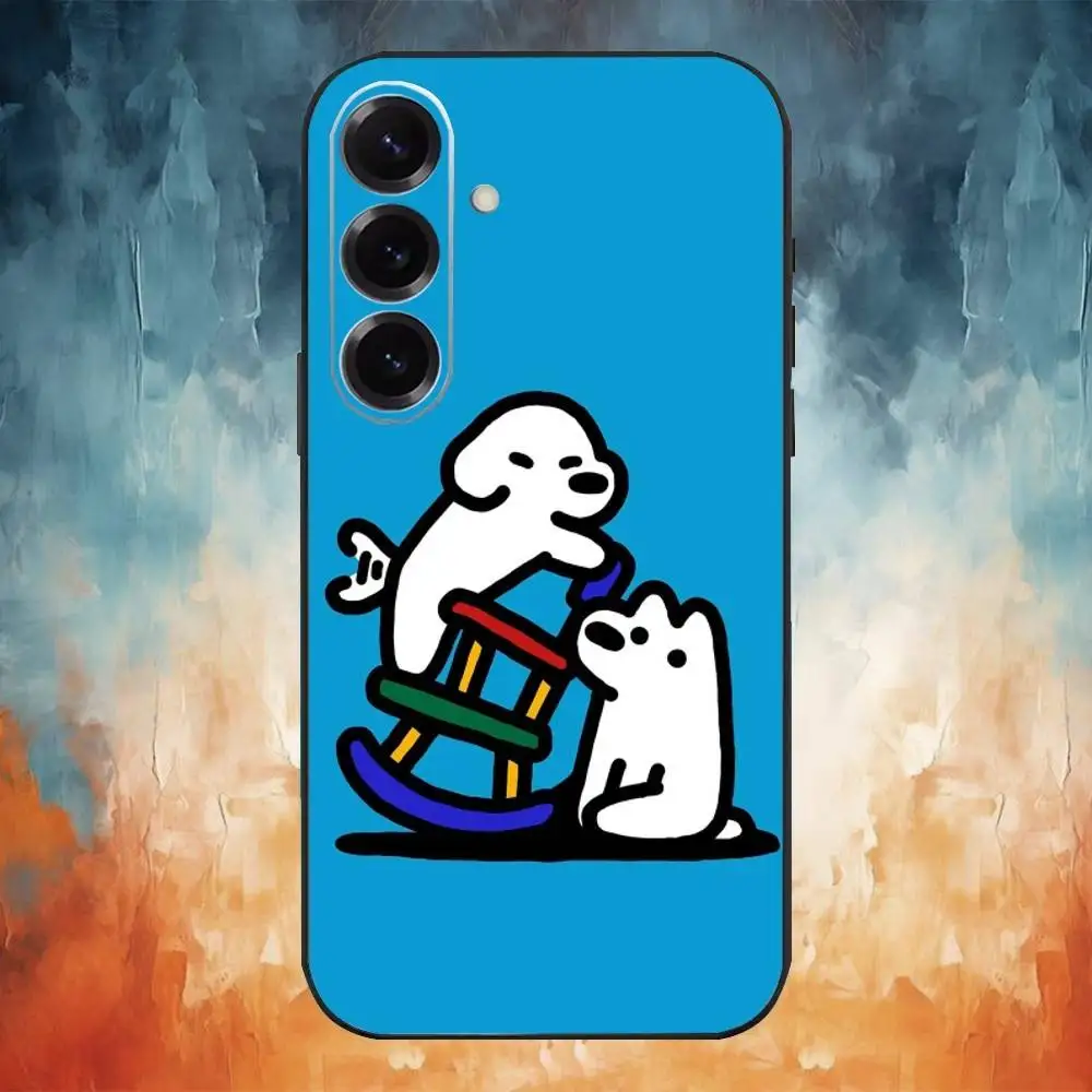 Leuke M-Matsui Art telefoonhoesje voor Samsung GalaxyA13,21s,22,31,32,52,53,71,72,73, zachte zwarte cover