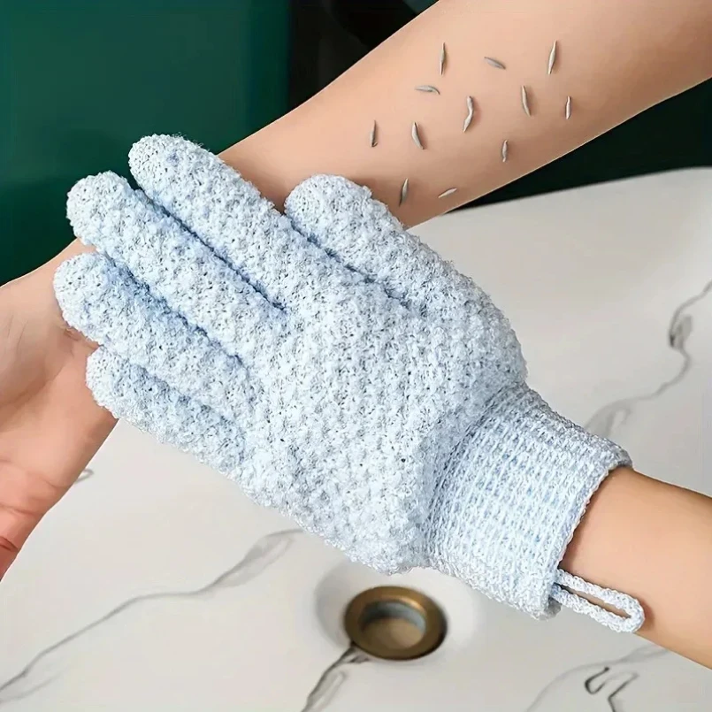 

1pc Body Massage Sponge Gloves Shower Exfoliating Bath Gloves Shower Scrubber for Daily Use Bathroom Supplies