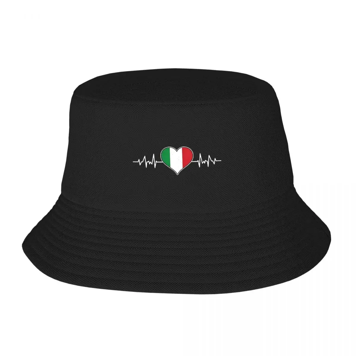 

Women Bucket Hat Italia Italy Flag Heart Flag National Day Beach Hatwear Lightweight Outdoor Fishing Hats Panamka Dropshipping