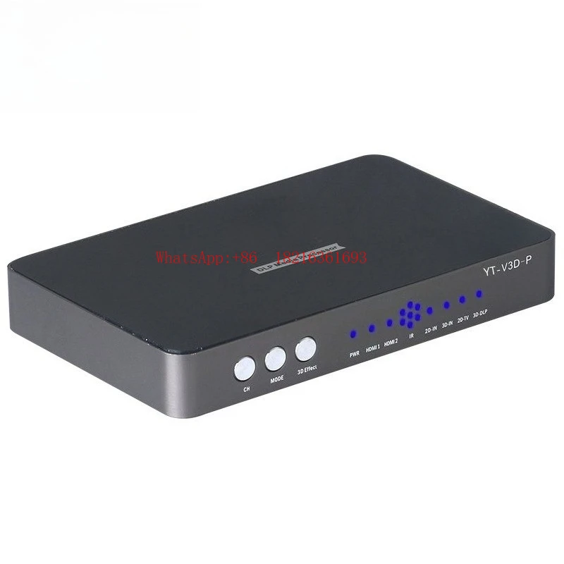 2D High Definition Left and Right To 3D Converter DLP Projection Frequency Doubling 720p120HZ Supports Full Format
